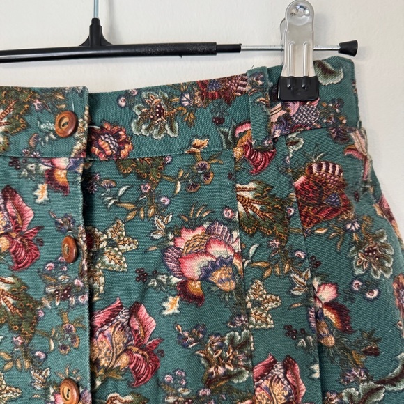 vintage 90s floral midi skirt - Picture 6 of 11
